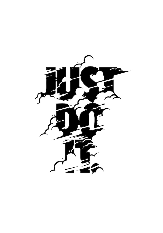 Just Do It Svg Png Pdf Psd Jpeg Cricut Vector Just Do It Long Etsy Norway