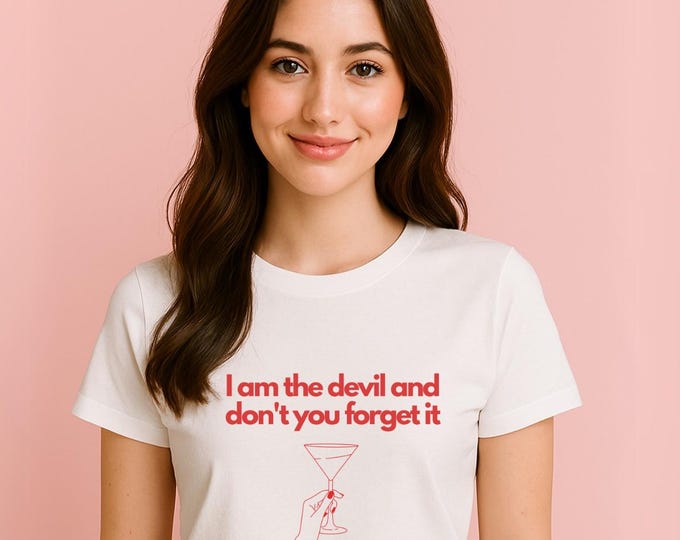 I Am the Devil Tee: Bravo Inspired Shirt for Reality TV Fans