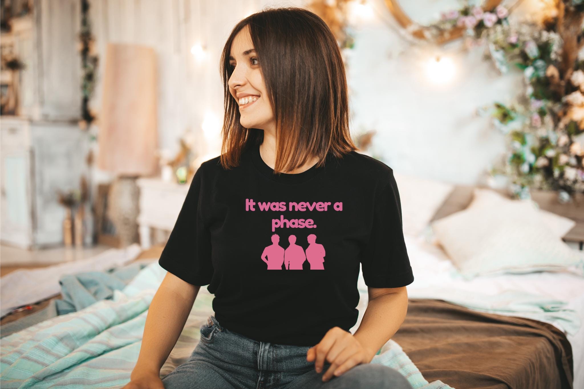 Fan Concert Shirt - It Was Never a Phase Jonas , Unisex Tee, Band