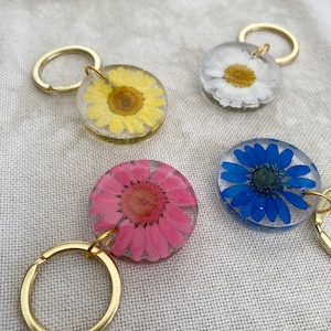 Ringbedel met gedroogde bloemen / kruissteekbedel / naaiaccessoires / kruissteek / borduurwerk