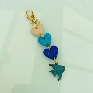 Ocean scissor fob fob / scissor fobs / scissor charm / scissor minder / scissor fob / stitching accessories / cross stitch