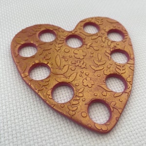 Heart Thread Organiser - Floss Organiser - Cross Stitch Accessory - Cross Stitch Gift