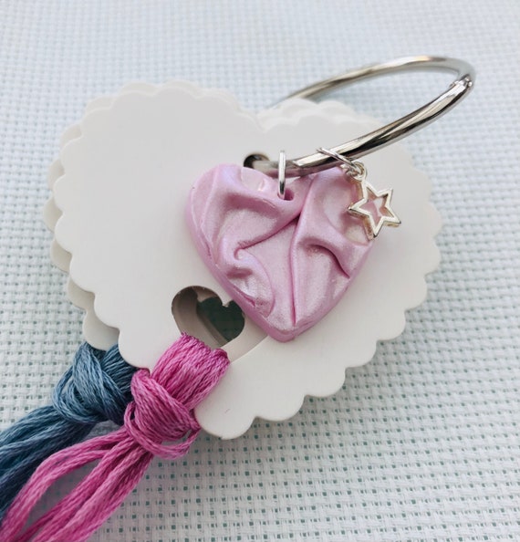 Heart Thread Keep Floss Drops Thread Organiser Floss Organiser Cross Stitch  Accessory Cross Stitch Gift 