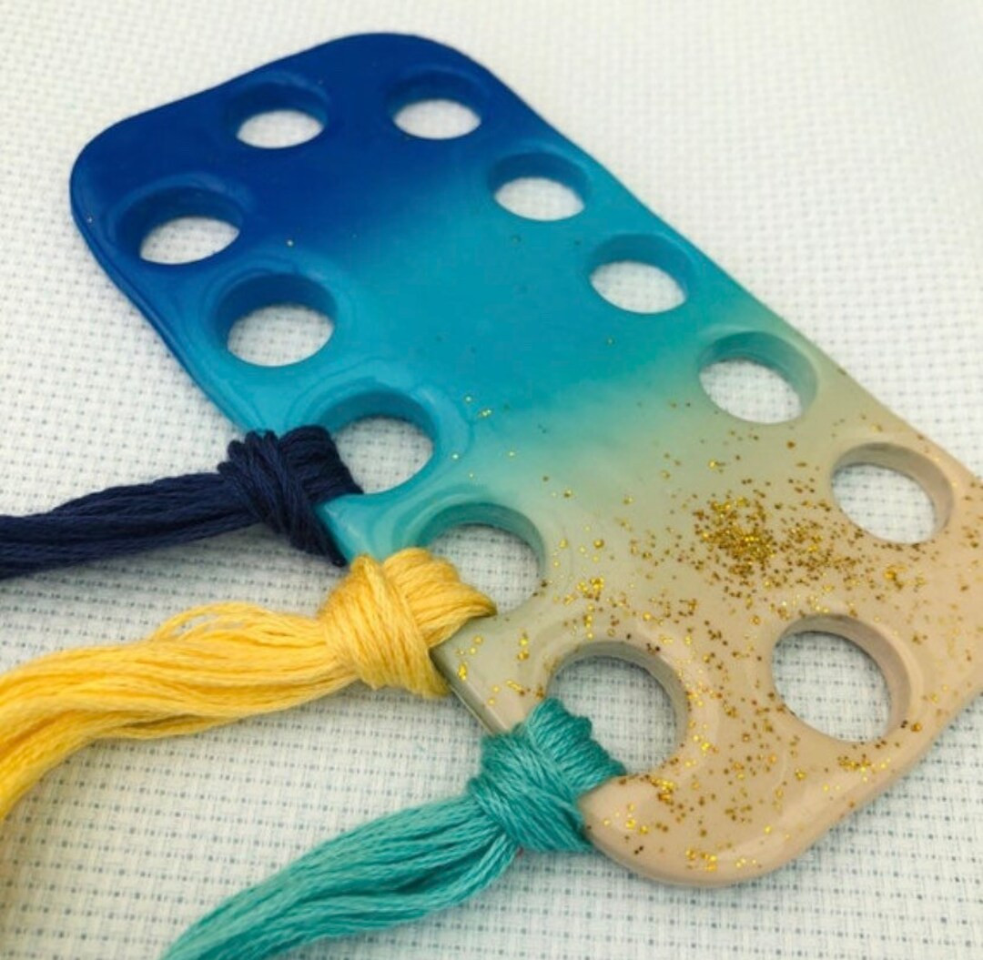 Beach Thread Organiser Floss Organiser Cross Stitch Accessory Cross