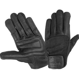 Men&#39;s Summer Touring Gloves | Water Resistant Goatskin Leather Motorcycle Gloves | Padded Palm | Cool Fit Biker Gloves S–3XL