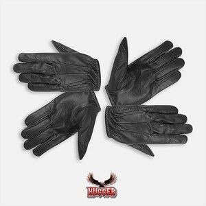 Men's Unlined Water Resistance Glove Leather Driving, Working, Winter Glove image 4