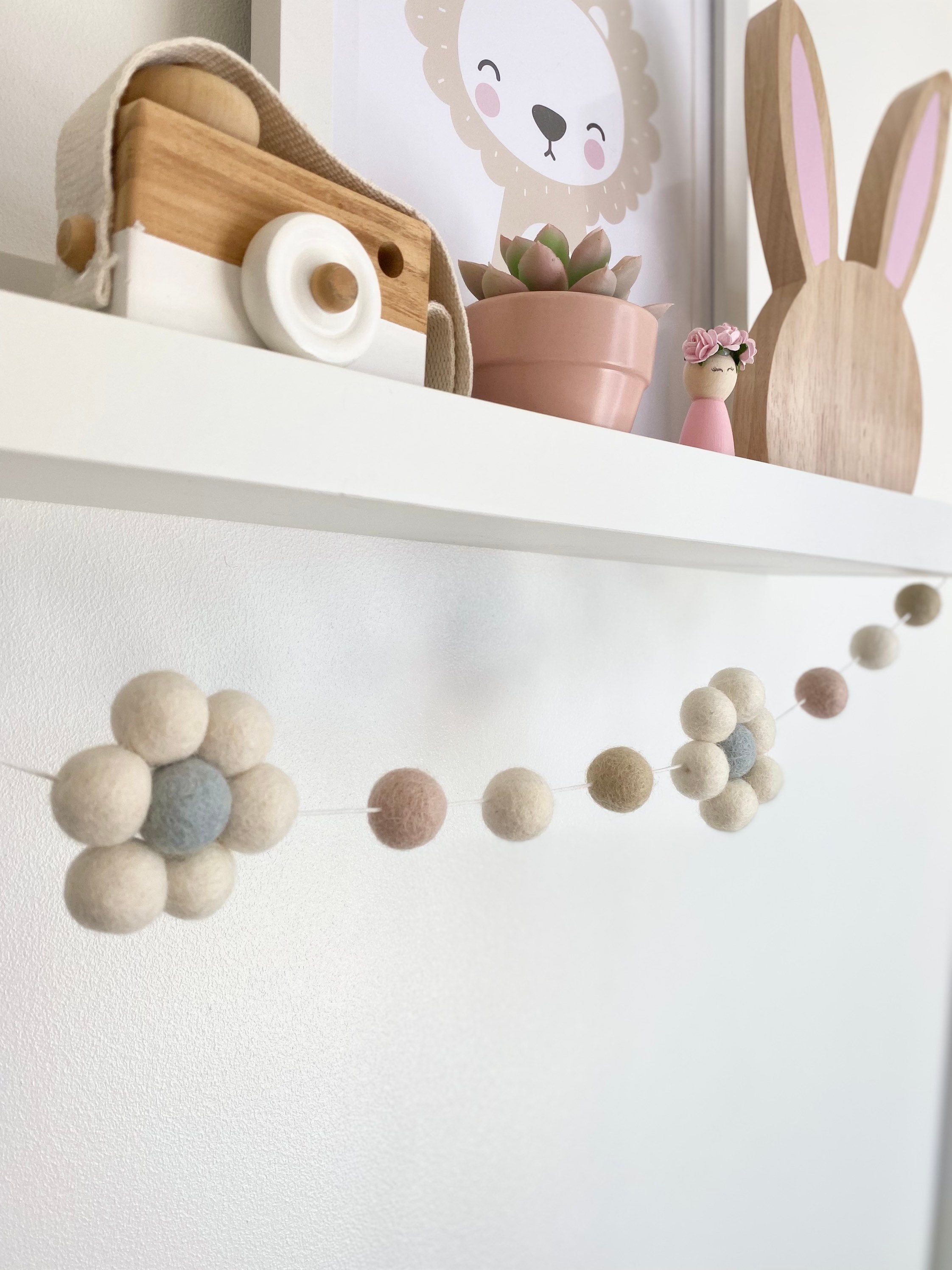 Custom Flower Garland Nursery Decor Etsy