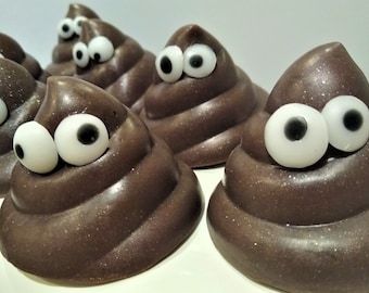 Poop Soap, Poop Emoji, Doesn't Smell Like Poo! Pure Soap!