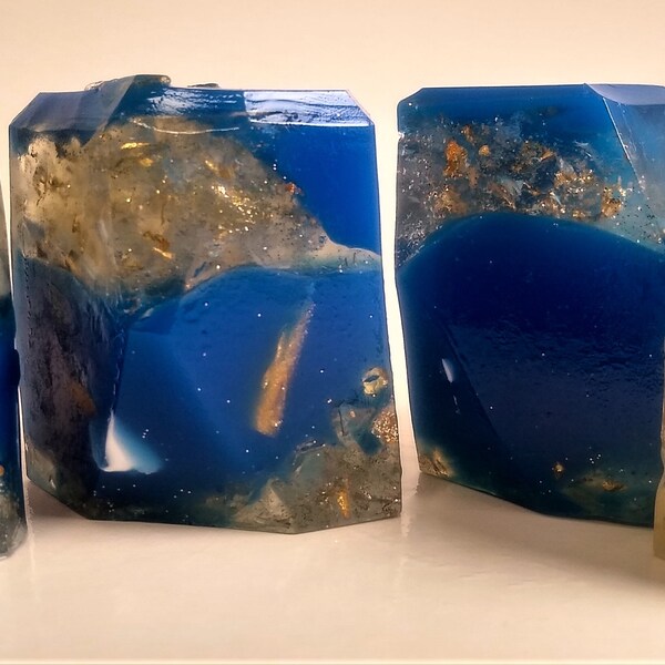 Crystal Soap Lapis Lazuli Blueberry Scented