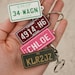 Number Plate Keyrings/Custom Rego Keyrings/ Personalised Keyrings/Rego keychains