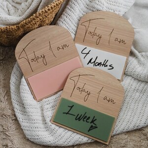 Milstone Plaques/Baby Shower Gift/Milestone Disk/Baby Milestone Cards/Newborn/ Engraved/ Reusable plaques/Baby keepsakes/Gift ideas