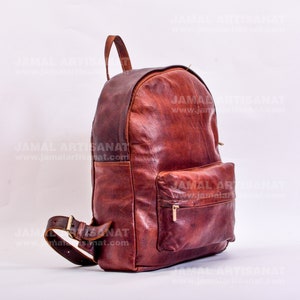 Leather bag , Leather bagpack, brown leaher bag