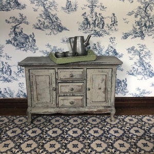 Commode/commode/commode miniature à l&#39;échelle 1:12 pour maison de poupée