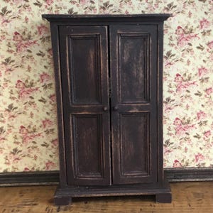 Miniature Dollhouse armoire