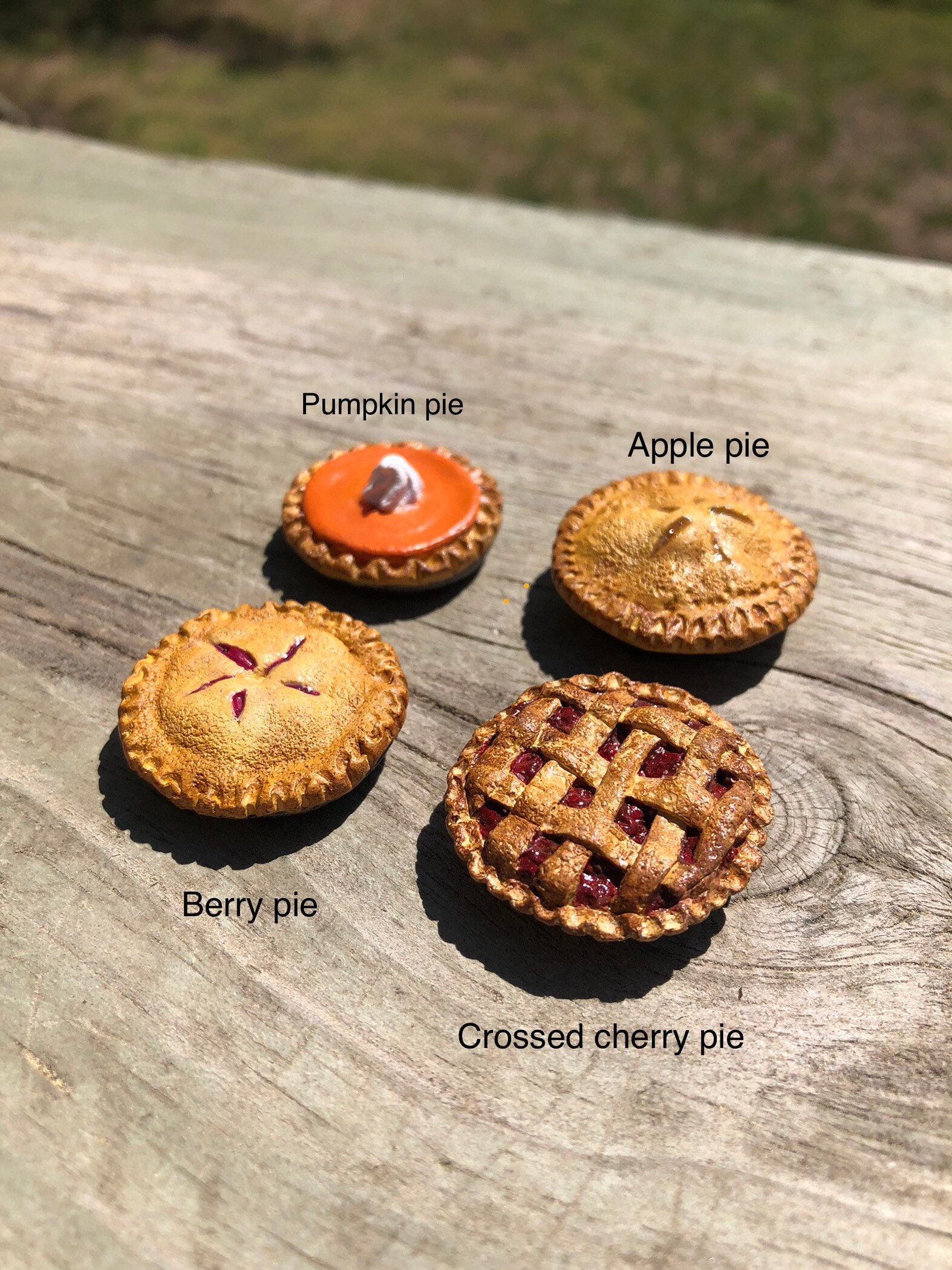 112 Miniature pie Etsy