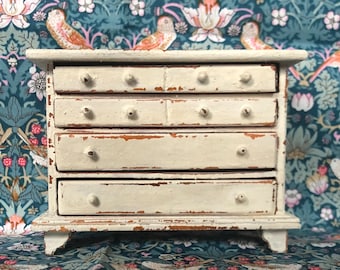 Dollhouse miniature shabby chic dresser