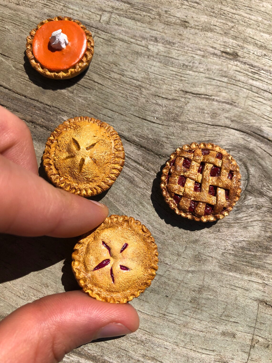 112 Miniature pie Etsy