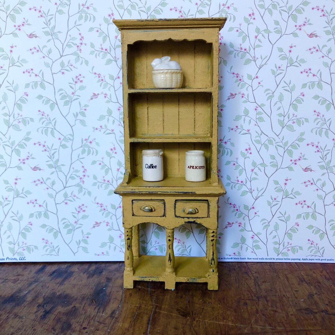 112 Scale Dollhouse Kitchen Hutch Etsy