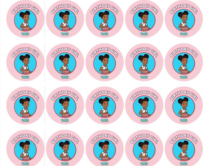 Graciess Cornercupcake Toppers Edible Images Icing Sheets Etsy