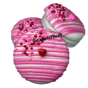 8 | Valentijnsdag | Afgedekte Oreo-koekjes | Gedoopte Oreo&#39;s | Cadeaus | Valentijnskoekje | Chocoladesnoepjes | Witte chocolade | Cadeau voor haar