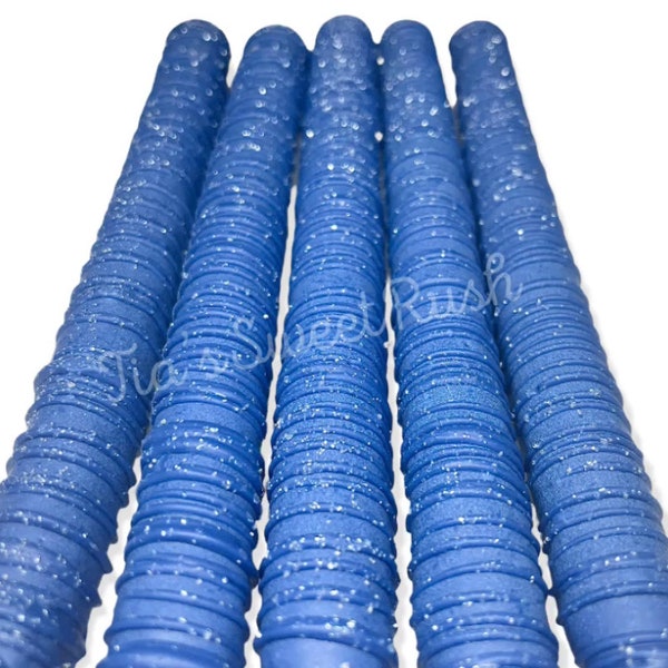Royal Blue Covered Pretzels Etsy