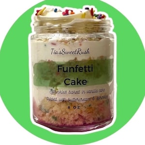 2 Gläser ,Cookie & Cream, Funfetti, Vanille Kuchenglas, Buttercreme, Kuchengläser, Geburtstagsgeschenk, Einfach so, Geschenke, Cupcakes