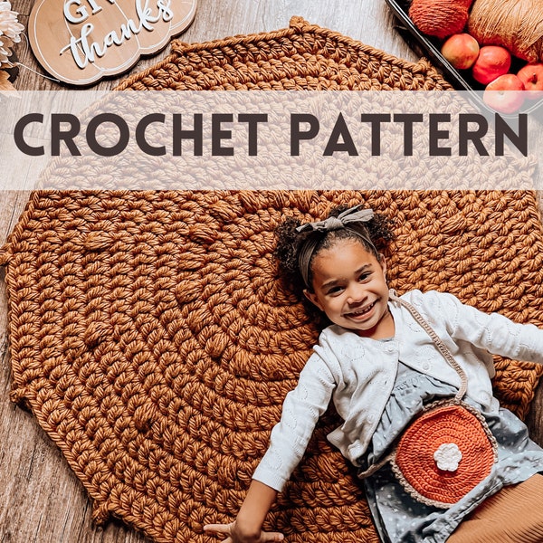 Circle Rug Crochet Pattern // Crochet Rug Pattern PDF // Crochet Rug Patterns for Kids // Area Rug Crochet Pattern Baby