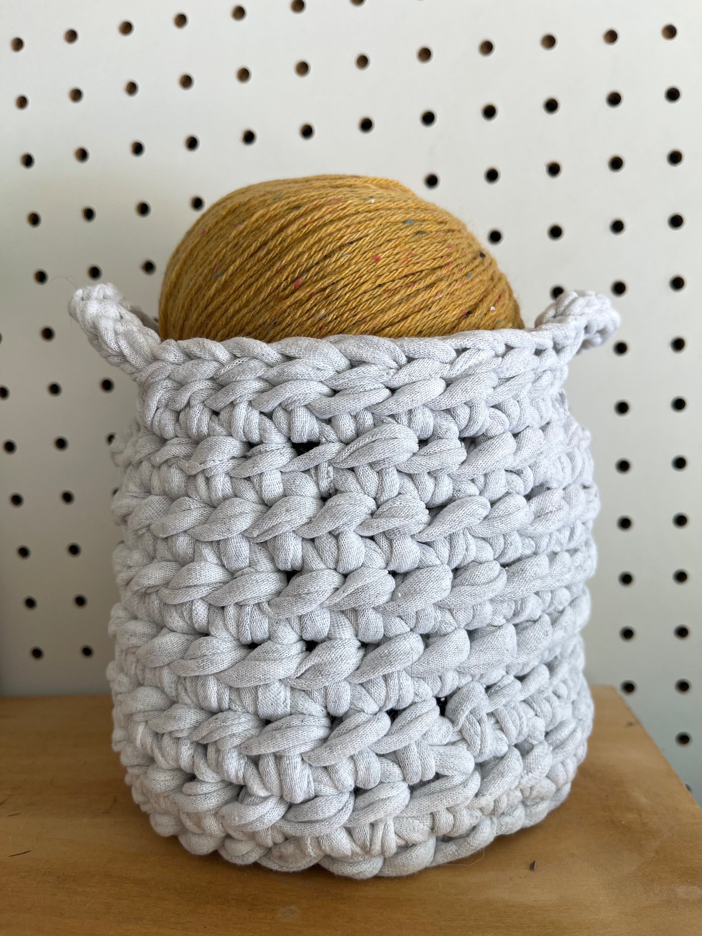 Easy Crochet Basket Tutorial How to Crochet a Basket With Etsy