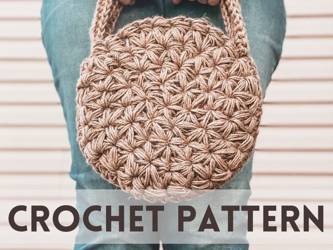 32 Boho Bag Crochet Patterns for Fringe, Florals, and Everyday Texture 18 Crochet Handbag Pattern // Download Crochet Pattern //