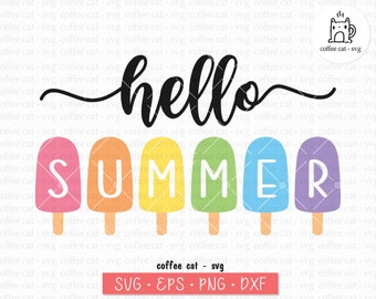 Download Hello Summer Popsicle Svg Free