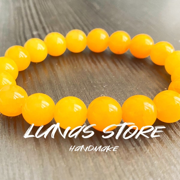 Natural yellow jade jewelry,yellow jade beads 10mm+,yellow jade beads Bracelet,yellow jade beads necklace,honey yellow jade stone,gift