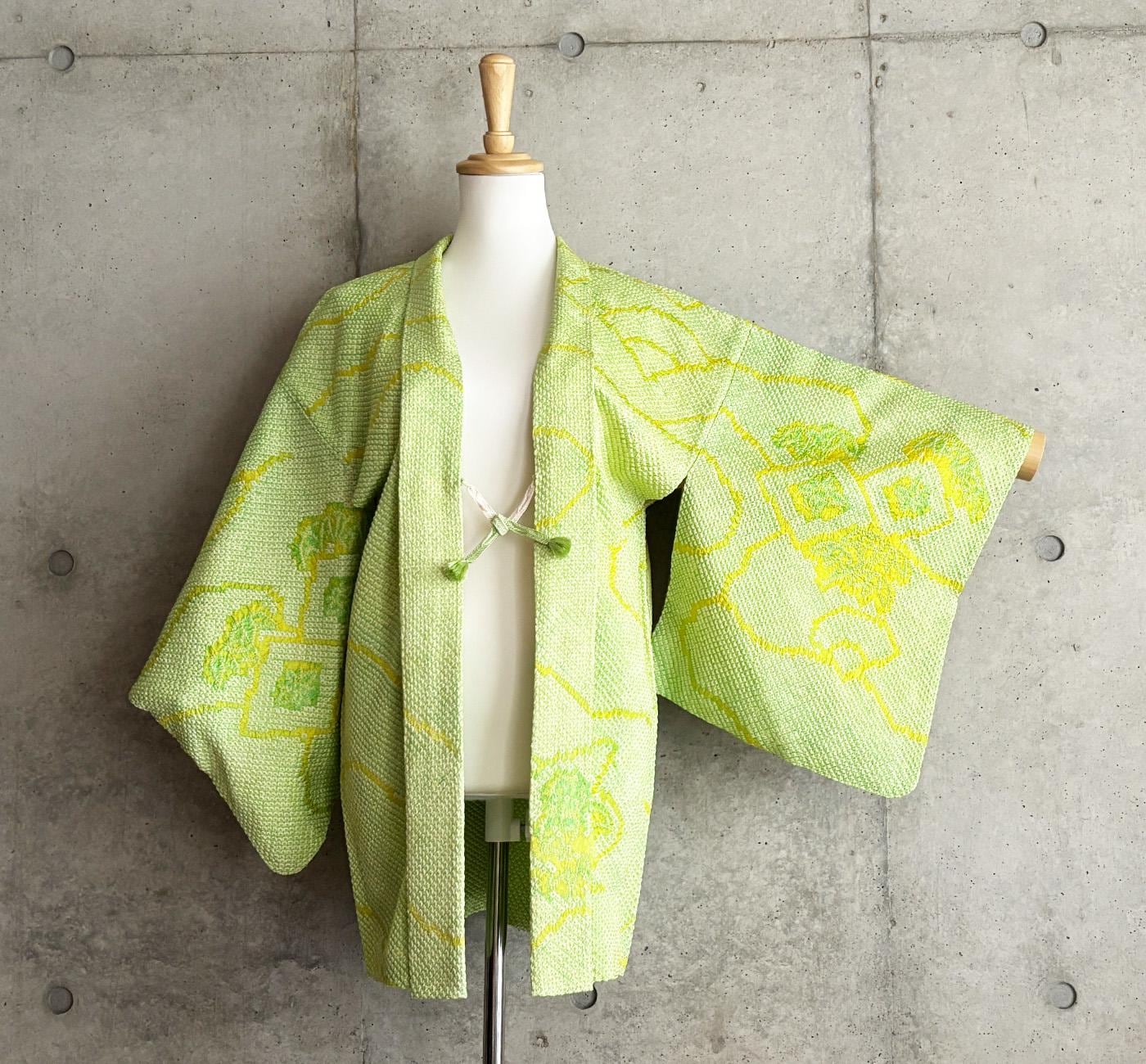 S1327: Japanese Vintage Kimono Haori, Jacket, Robe, Dress