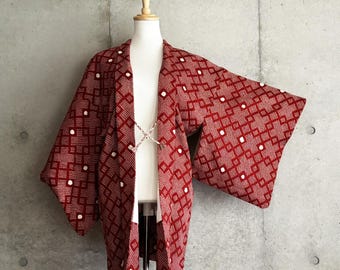 アクセサリー haori S775: Japanese Vintage Kimono Haori, Jacket, Robe, Dress