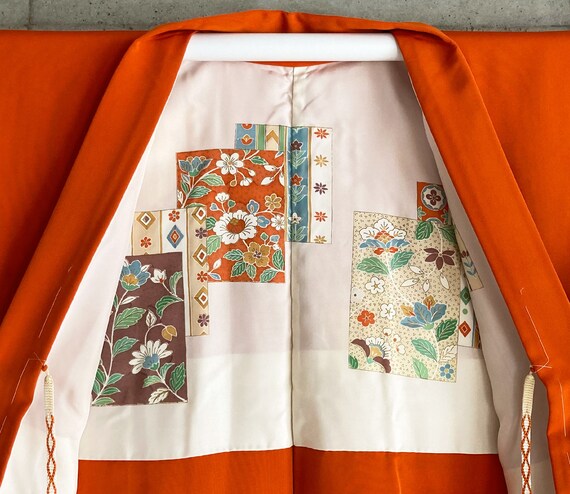 F665: Japanese vintage kimono Haori, Jacket, Robe… - image 5