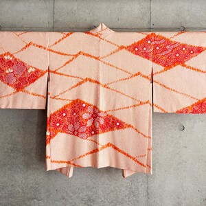 S1457: Japanese Vintage Kimono Haori, Jacket, Robe, Dress