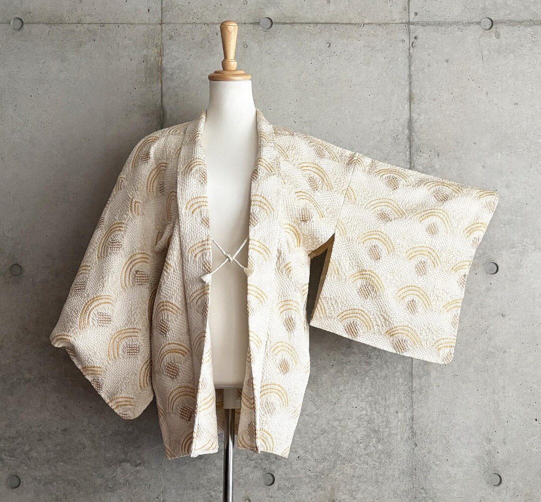 Hakui Robe S1426: Japanese Vintage Kimono Haori, Jacket, Robe, Dress. Japanese ...