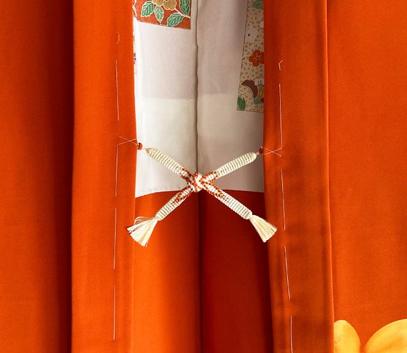 F665: Japanese vintage kimono Haori, Jacket, Robe… - image 6
