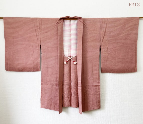 F213:Japanese vintage kimono Haori, Jacket, Robe,… - image 1