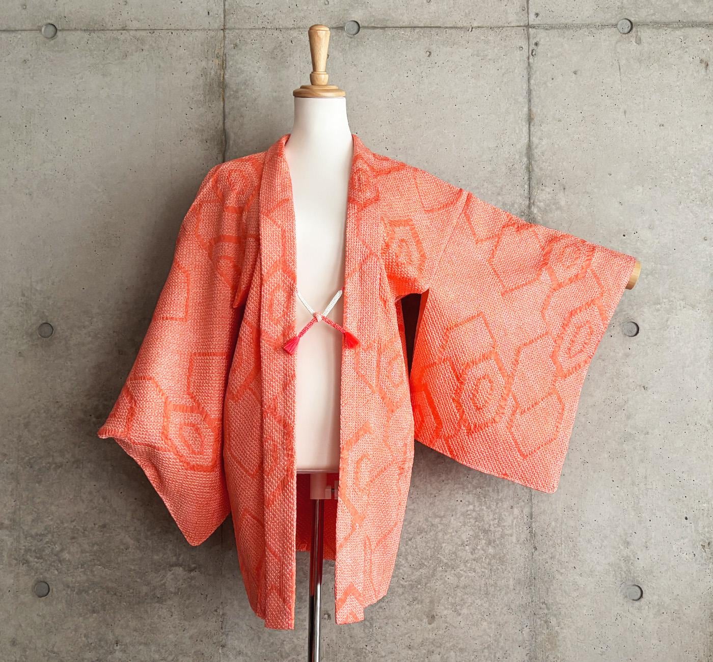 S1273: Japanese vintage kimono Haori, Jacket, Robe, Dress