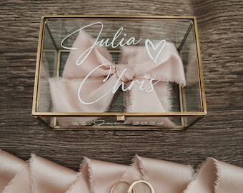 Ringbox Hochzeit / personalisiert / Braut / Bridetobe / Geschenk / Verlobung