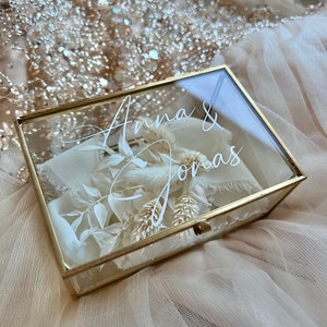 Ring box wedding / personalized / bride / bridetobe / gift / engagement