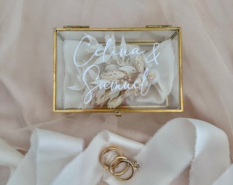 Ringbox Hochzeit / personalisiert / Braut / Bridetobe / Geschenk / Verlobung