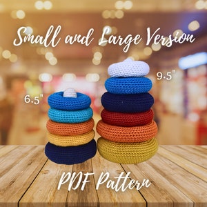 Stacking Rings Crochet Pattern, Crochet Baby Toys pattern, Educational Baby Toy Pattern