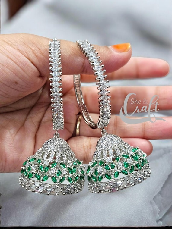 Pinjada jhumka best sale