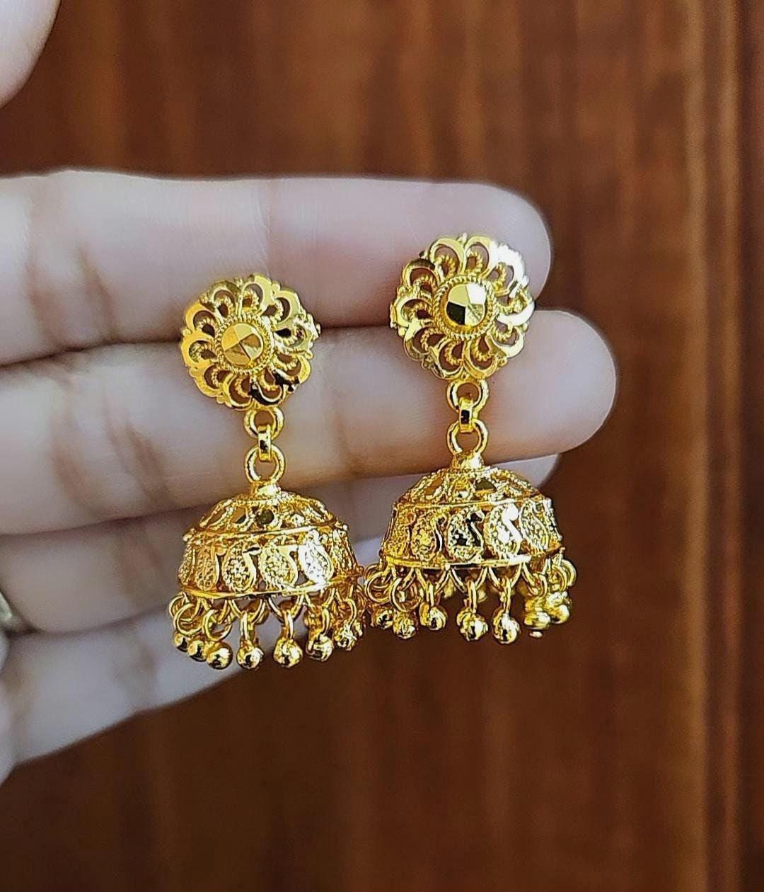Necklace Designs Gold Jhumka Designs In 10 Grams Earrings Designs