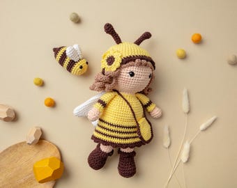 Schema all'uncinetto Bee Girl Sabiene - Tedesco