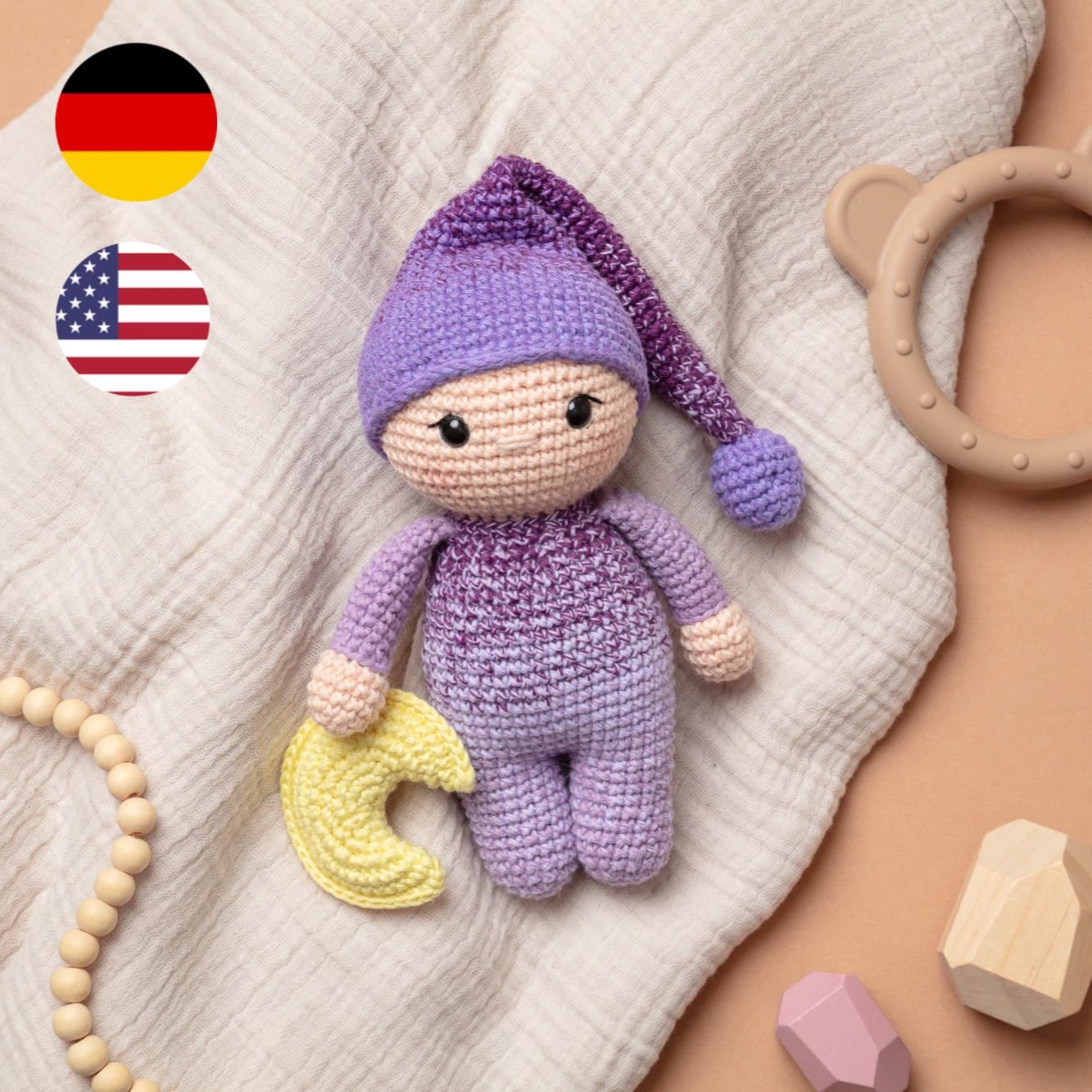 lunaです/あみぐるみ/おもちゃ/手編み人形 Luna baby doll - Etsy 日本