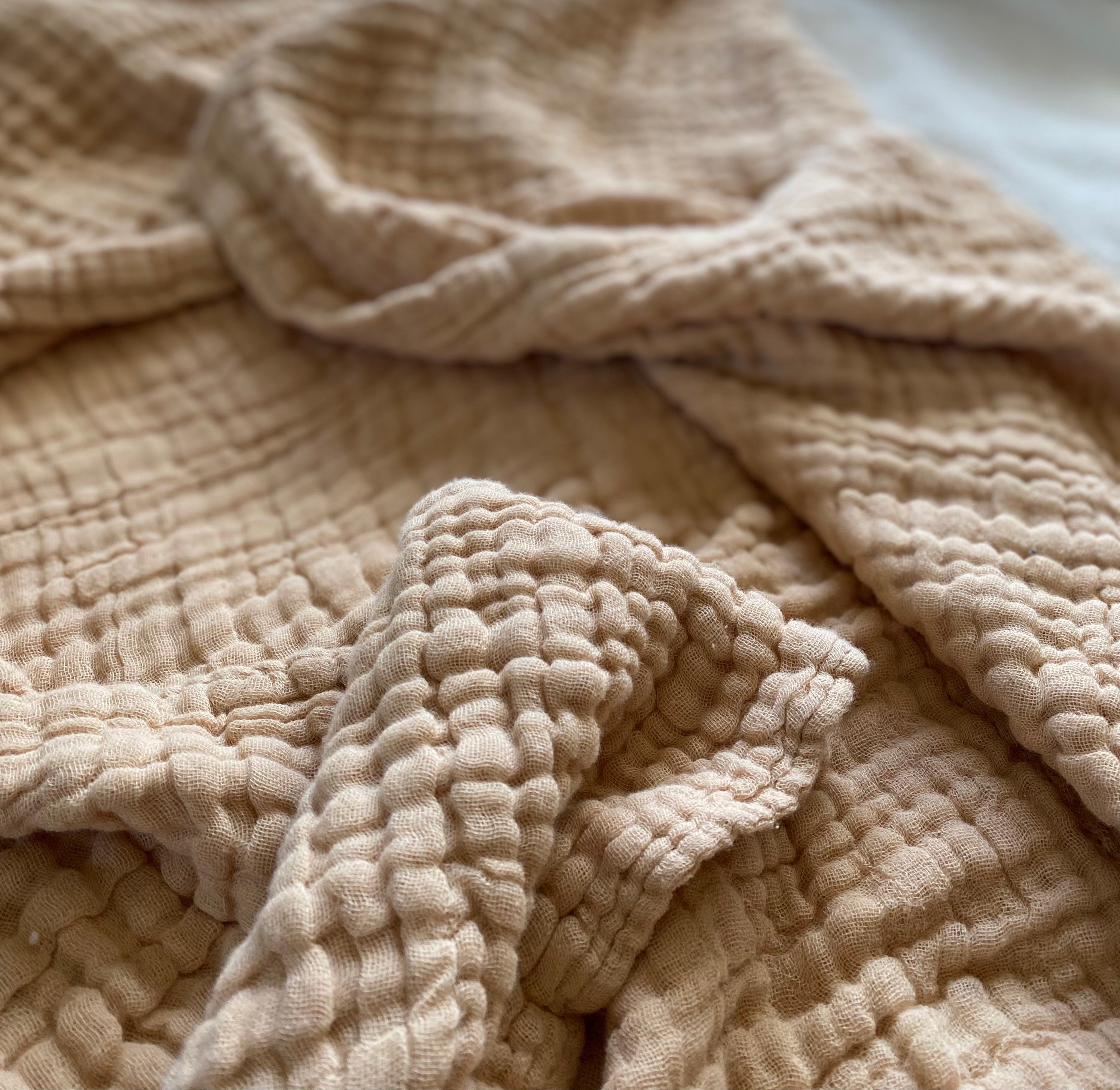 6 Layer Muslin Gauze Baby Blanket Cotton Gauze Waffle Baby Etsy