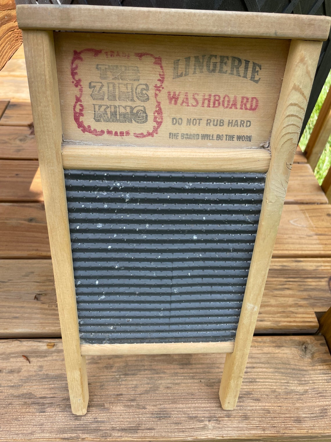The Zinc King Lingerie Washboard National Washboard Co No 703 Kitchen