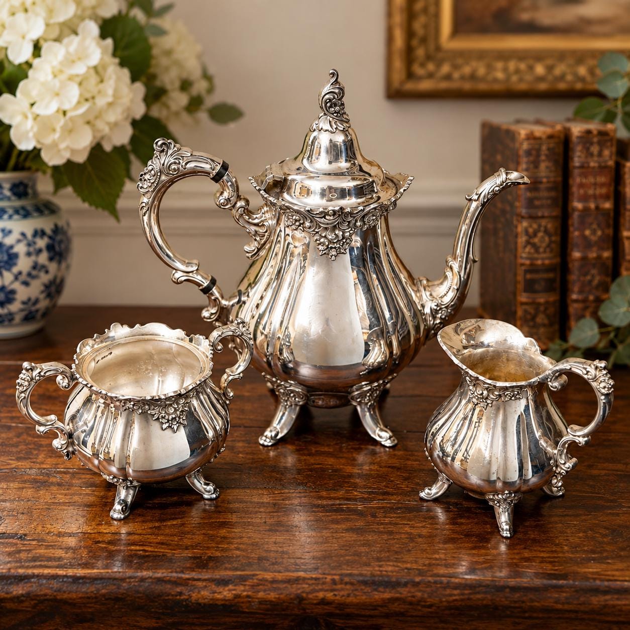Baroque Wallace Tea Set - Etsy